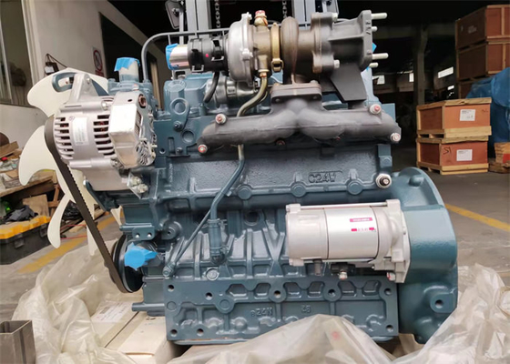 de Dieselmotor van 41.7kw Kubota, Waterkoelingsv2403t Kubota Motor voor Graafwerktuig pc56-7